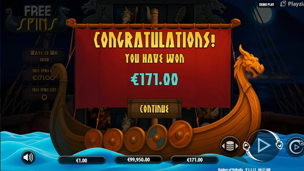 Prajurit Viking dan elemen mitologi Norse dalam slot Raiders of Valhalla Megaways
